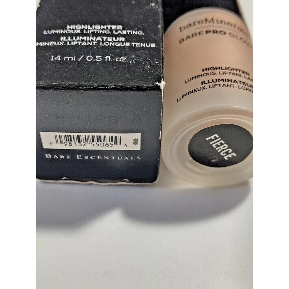 Bareminerals BarePro Glow Liquid Highlighter Fierce Luminous Lifting 16hr BNIB